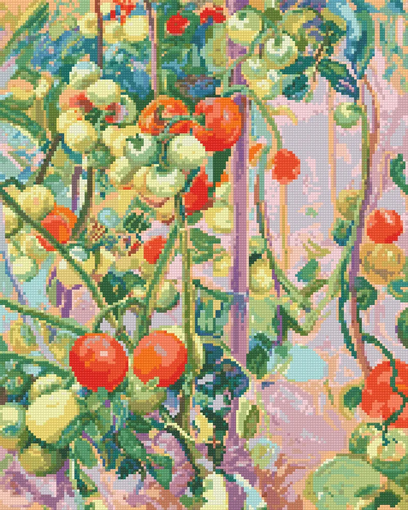 Tomatoes by Halonen, 40x50 cm diamond painting – finished design preview