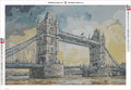 Thumbnail for Tower Bridge diamond painting adhesive canvas 60x40cm
