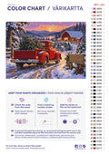 Thumbnail for Paint color chart and instructions - Tree Farm Truck 70x50cm