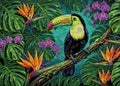 Thumbnail for Diamond painting pattern chart - Tropical Toucan
