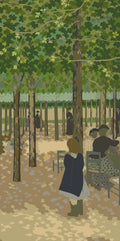 Thumbnail for Under the Trees from The Public Gardens paint by numbers - Edouard Vuillard