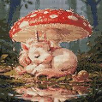 Thumbnail for Diamond pattern - Unicorn Under Toadstool