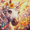 Thumbnail for Diamond pattern - Unicorn with Butterflies