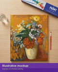 Thumbnail for Finished paint by numbers mockup - Vase of Flowers 40x50cm