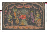 Thumbnail for Diamond painting adhesive canvas preview - Vegetable Orchestra