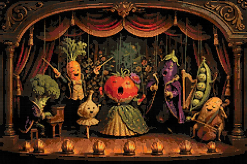 Diamantmönster för Vegetable Orchestra