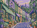 Thumbnail for Victoria Street Market Morning, 40x30 cm diamond painting – full design preview without the close-up inset