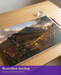 Thumbnail for Finished paint by numbers mockup - View of Schroon Mountain Essex County New York After a Storm 70x40cm