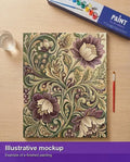 Thumbnail for Mockup of the completed paint by numbers - Vintage Floral Pattern 40x50cm