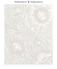 Thumbnail for Numbered canvas - Vintage Floral Pattern 40x50cm