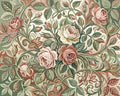 Thumbnail for Vintage roses and leaves Paint By Numbers, decorative floral pattern.