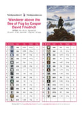 Thumbnail for DMC color chart for Wanderer above the Sea of Fog by Caspar David Friedrich diamond painting - 29 colors