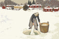 Thumbnail for Washing on the Ice by Halonen, 60x40 cm diamond painting – finished design preview