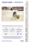 Thumbnail for Paint color chart and instructions - Washing on the Ice 60x40cm