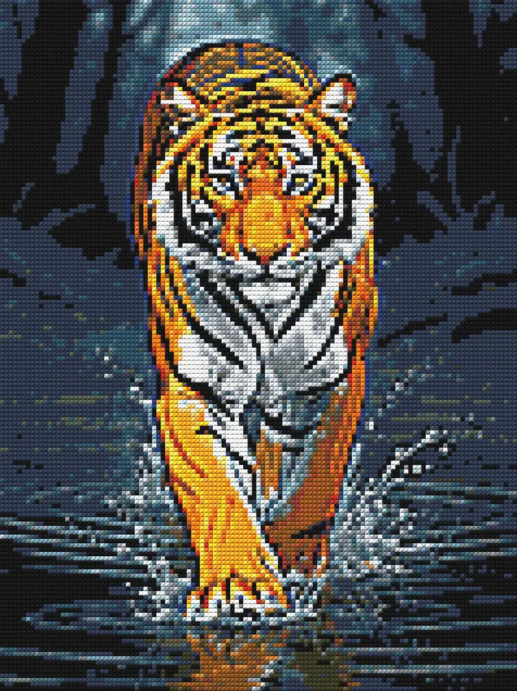 Diamond Pattern - Water Tiger