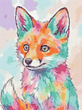 Miniatyrbild: Diamantmönster för Watercolor Fox