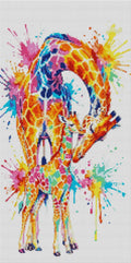 Thumbnail for Diamond pattern - Watercolor Giraffes
