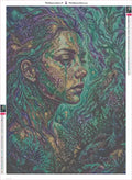 Thumbnail for Diamond painting adhesive canvas preview - Weeping Woman