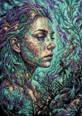Miniatyrbild: Diamantmönster för Weeping Woman