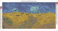 Thumbnail for Wheatfield With Crows diamond painting adhesive canvas 60x30cm