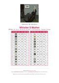 Thumbnail for Whistler's Mother diamond painting color chart – 26 DMC colors