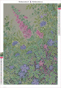 Thumbnail for Diamond painting adhesive canvas preview - Wildflower Garden Harmony