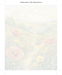 Thumbnail for Numbered canvas - Wildflower Meadow Path 40x50cm
