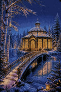 Thumbnail for Diamond painting pattern chart - Winter Gazebo