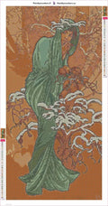 Thumbnail for Winter Hiver diamond painting adhesive canvas 40x80cm