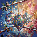 Miniatyrbild: Diamantmönster för Winter Ornaments