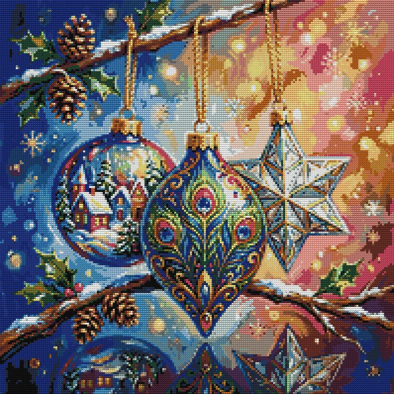 Diamond Painting - Winter Ornaments