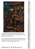 Thumbnail for Paint color chart and instructions - Witch at Herb Market 40x60cm