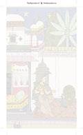 Thumbnail for Paint by numbers numbered canvas - Woman Addressing a Peacock Gujari Ragini of Megh 40x70cm