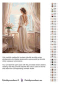 Thumbnail for Paint color chart and instructions - Woman at Open Window 60x80cm