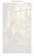 Thumbnail for Paint by numbers numbered canvas - Woman Reading by Window 40x70cm