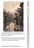 Thumbnail for Paint color chart and instructions - Woman With Umbrella Canal 40x60cm