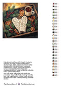 Thumbnail for Paint color chart and instructions - Wool Mittens and Tea Tray 50x50cm