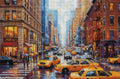 Thumbnail for Diamond pattern - Yellow Cabs