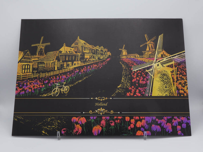 Dutch scratch image product packaging