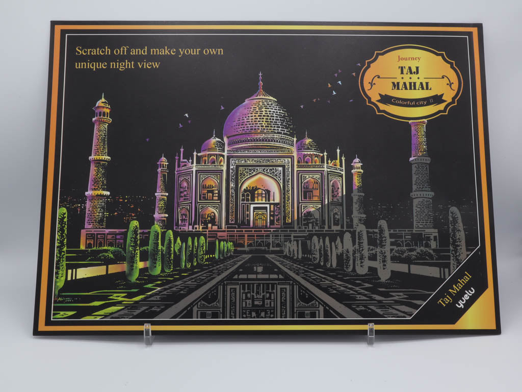 Scratch Art Taj Mahal 