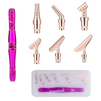 Thumbnail for Diamond painting pen with metal replacement tips 