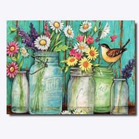 Thumbnail for Birdsong Bouquet 40x50cm - Diamond Painting 