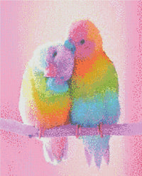 Thumbnail for Lovebirds Forever 40x50cm - Diamond Painting 
