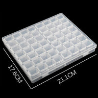 Thumbnail for Storage box for diamonds with 56 containers 