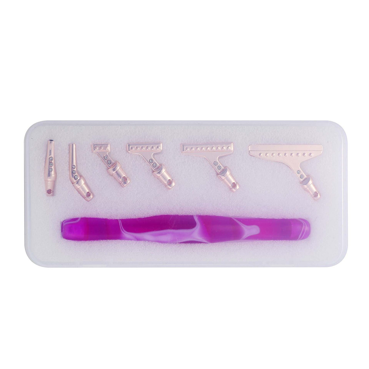 Diamond painting pen with metal replacement tips 